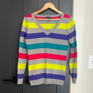 Rue21 Vibrant Multicolor V-Neck Sweater